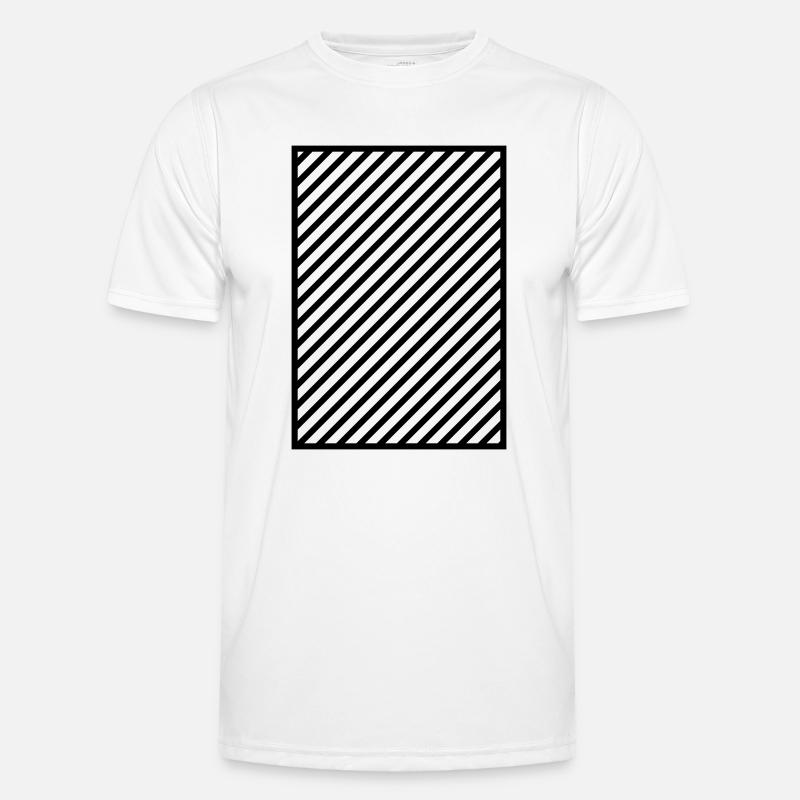Black stripes in the frame Men's Functional T-Shirt