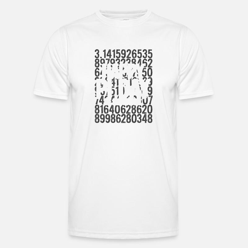 Pi-Tag Be Irrational Männer Funktions-T-Shirt