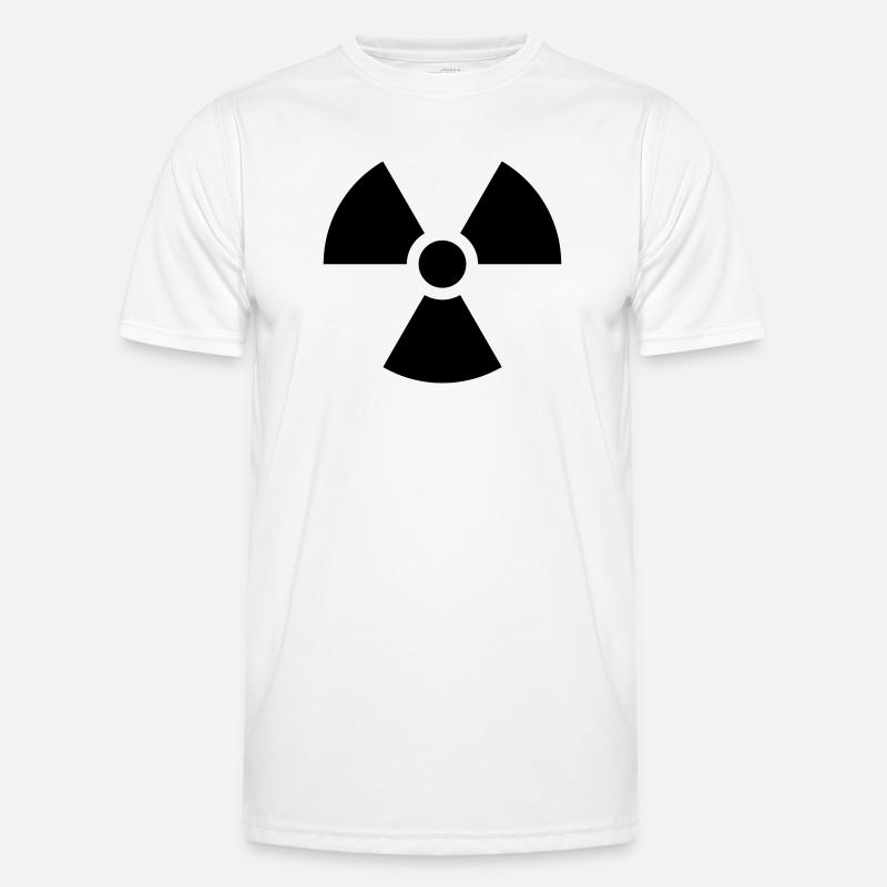 Atom Nuklear Männer Funktions-T-Shirt