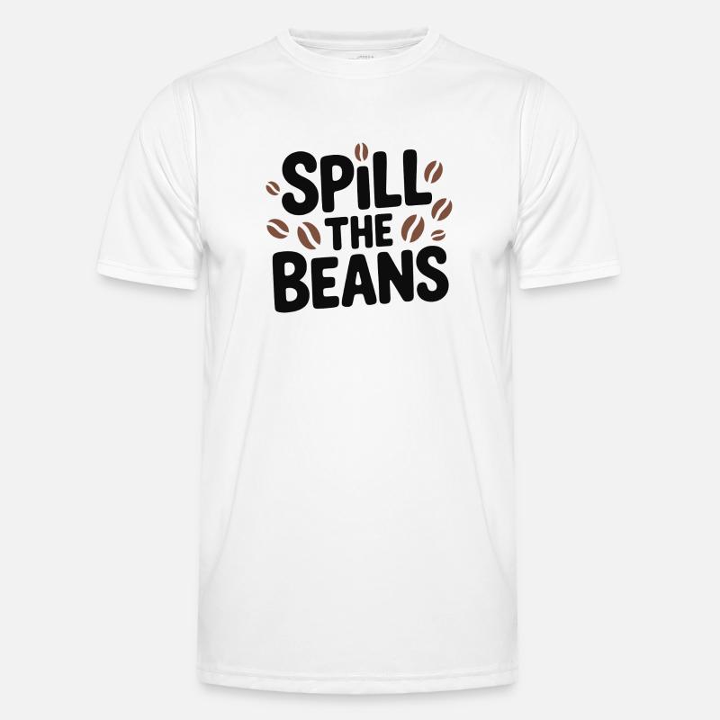 Spill the Beans Coffee Tee Men's Functional T-Shirt