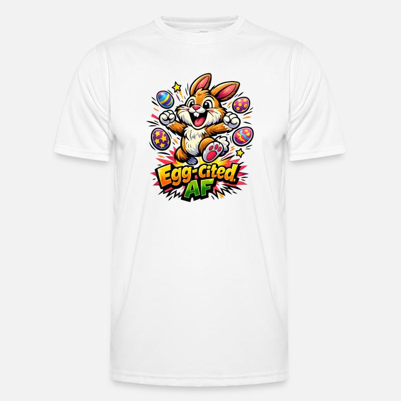 Bunny Bunny Spring Summer Easter Garden - Men's Functional T-Shirt - white