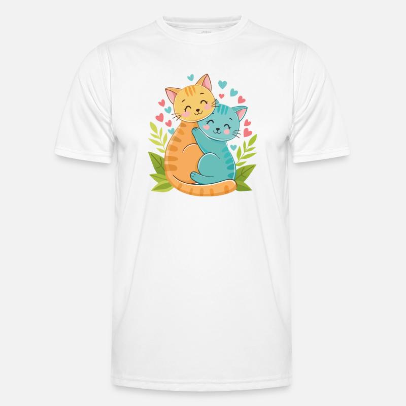 cuddling kittens Men's Functional T-Shirt