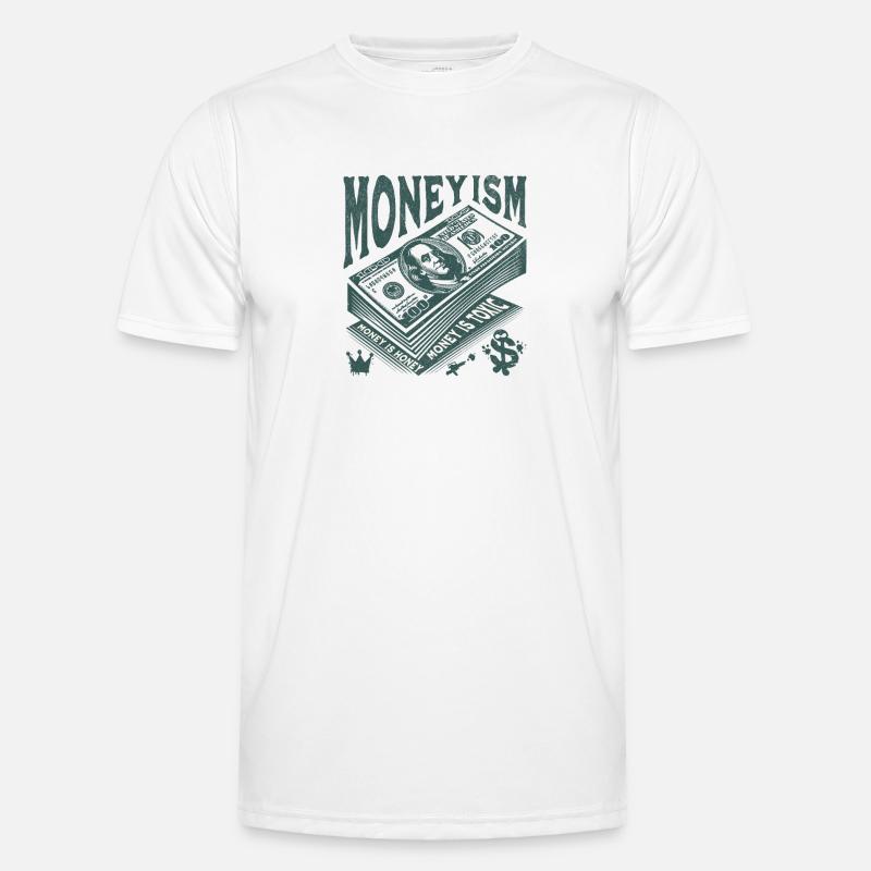 Money Is King Stack Artwork Men's Functional T-Shirt