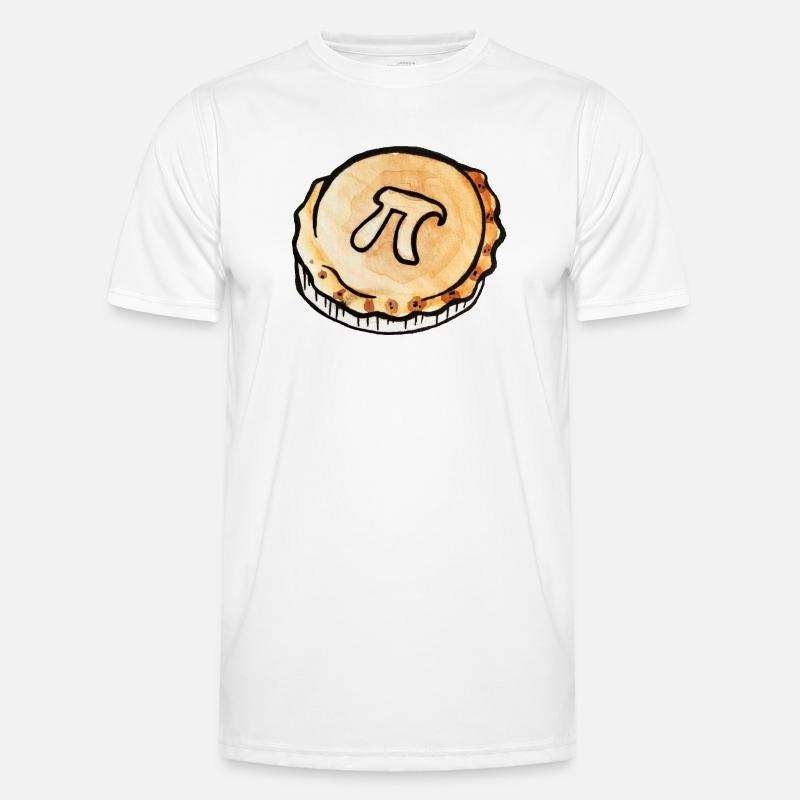 Pi Pie Grafik-Tee Männer Funktions-T-Shirt