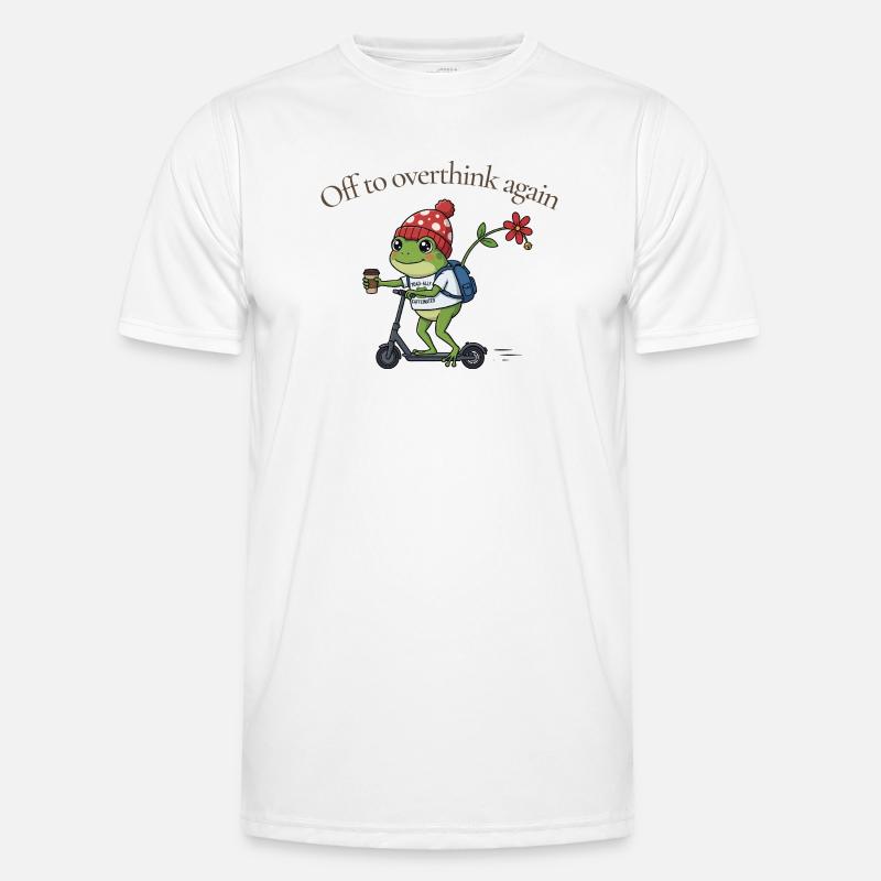Toad-ally caffeinated frog Men's Functional T-Shirt