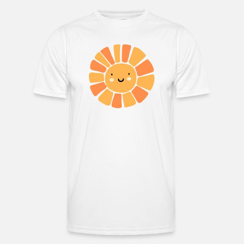 Kawaii Sun - Men's Functional T-Shirt - white