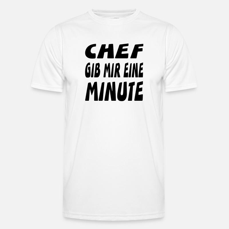 Chef Männer Funktions-T-Shirt