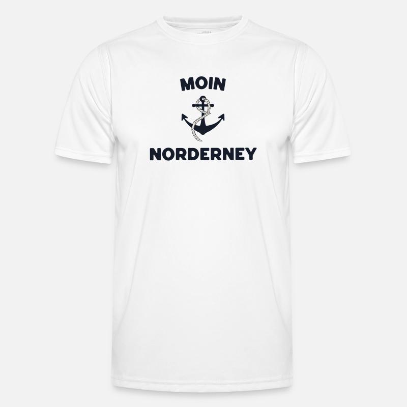 Moin Norderney – Conception d’ancres maritimes T-shirt sport Homme