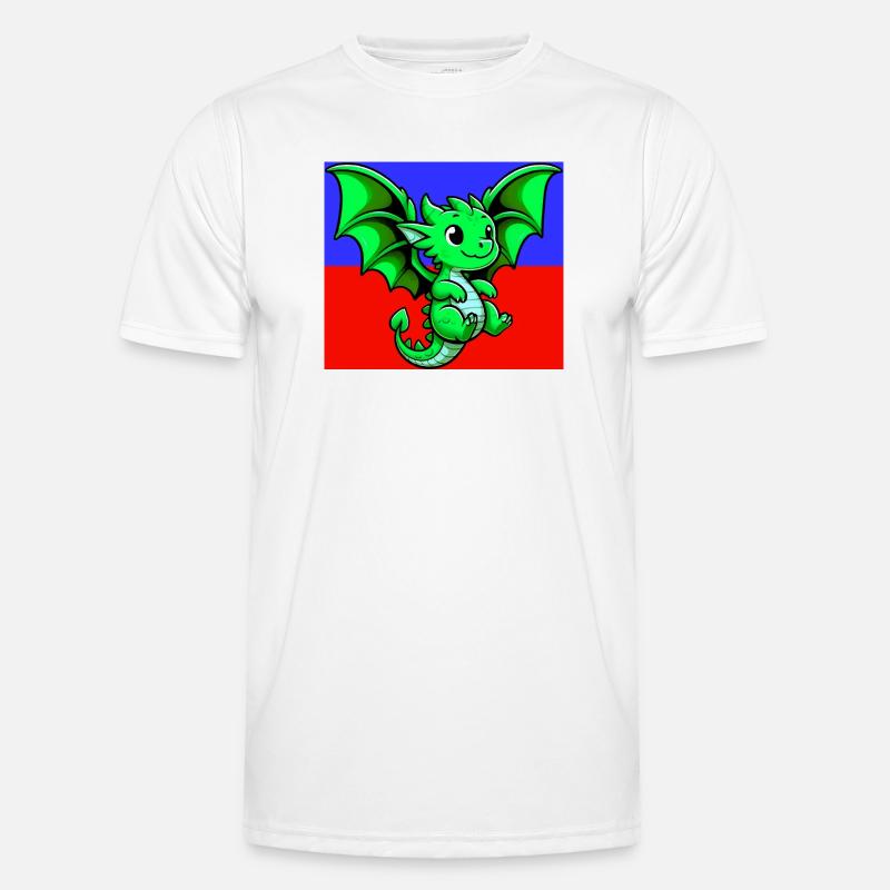 Drache Männer Funktions-T-Shirt