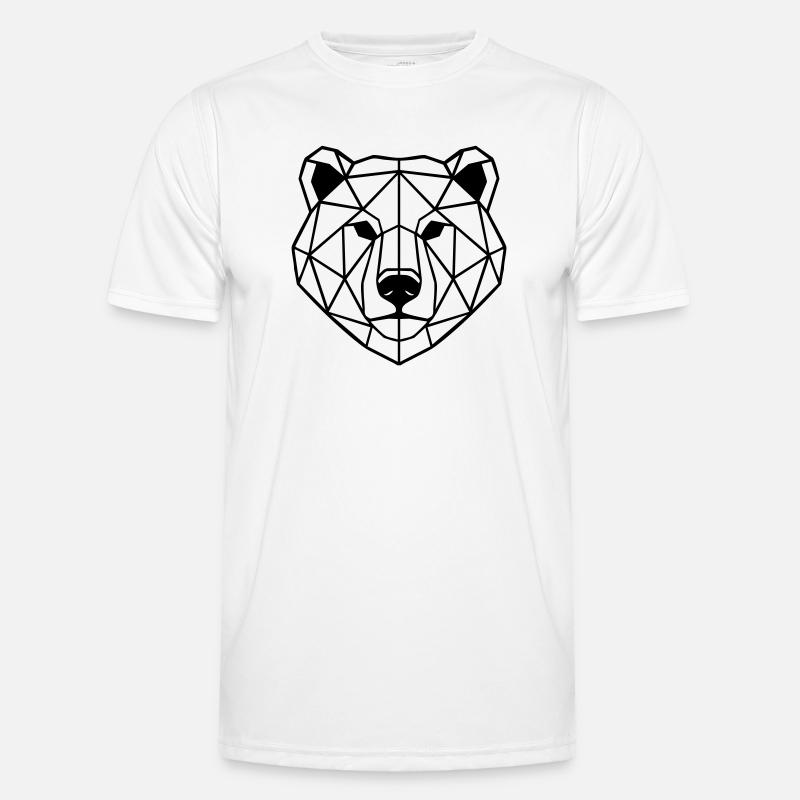 Polygone d’ours T-shirt sport Homme