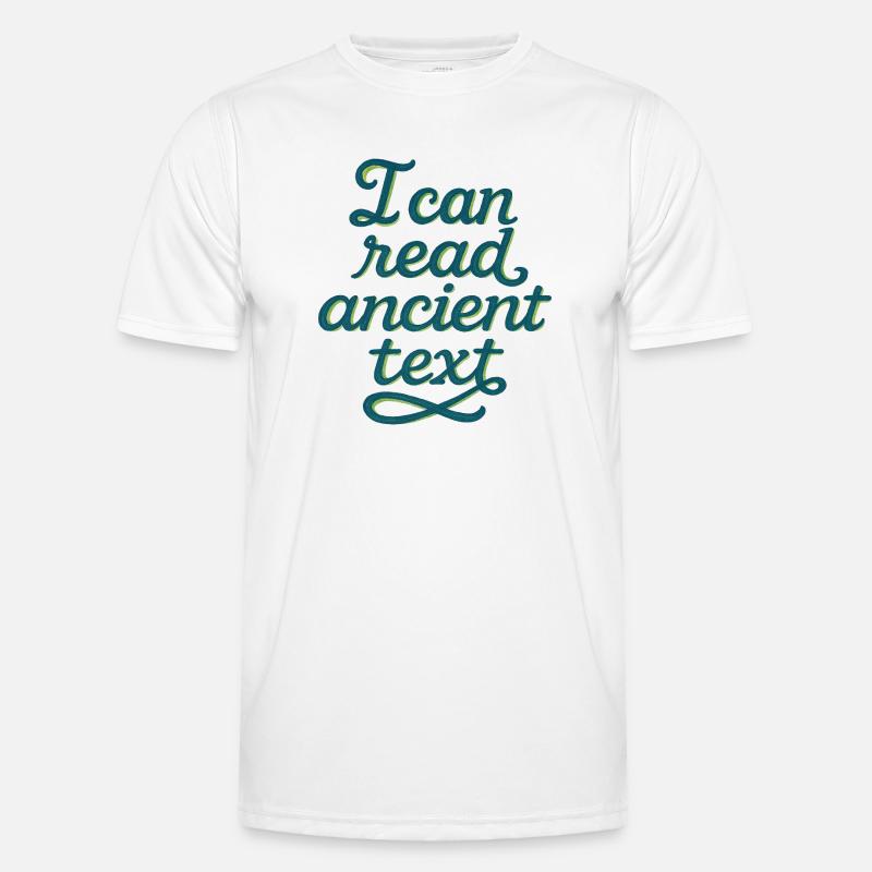 Antikes Script Tee Männer Funktions-T-Shirt