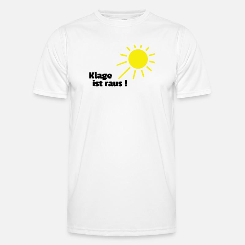 Klage ist raus Sonne Männer Funktions-T-Shirt