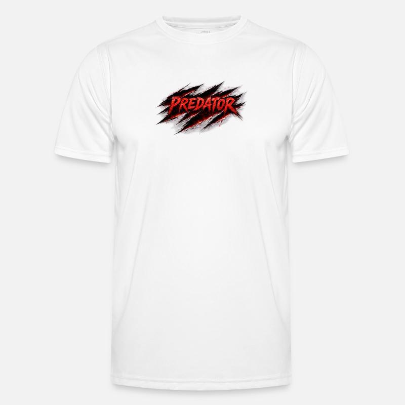 Style rétro Predator Scratch T-shirt sport Homme