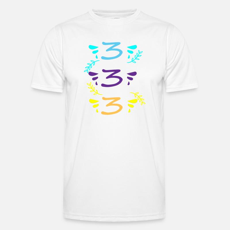 three or Three hundred and thirty-three Men's Functional T-Shirt