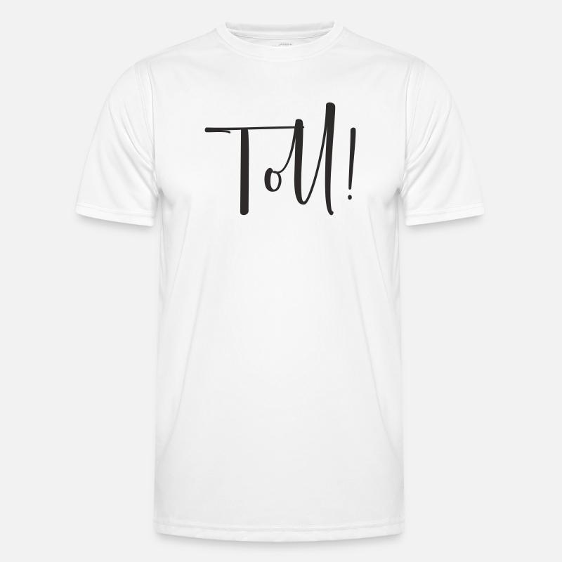 Great – Calligraphy Text Design - Men's Functional T-Shirt - white
