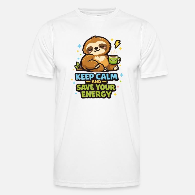 Kuschelsloth Coffee Tranquility Men's Functional T-Shirt