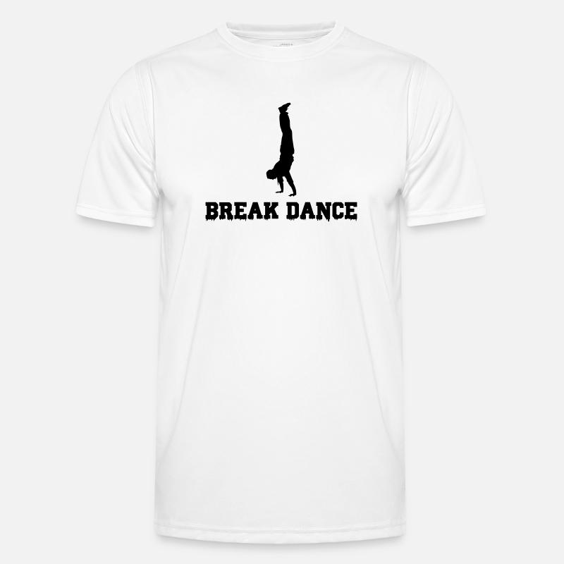 Break Dance Männer Funktions-T-Shirt
