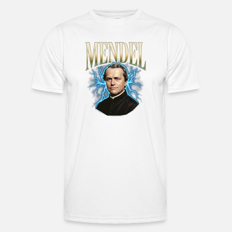 Gregor Mendel Donner - Men's Functional T-Shirt - white