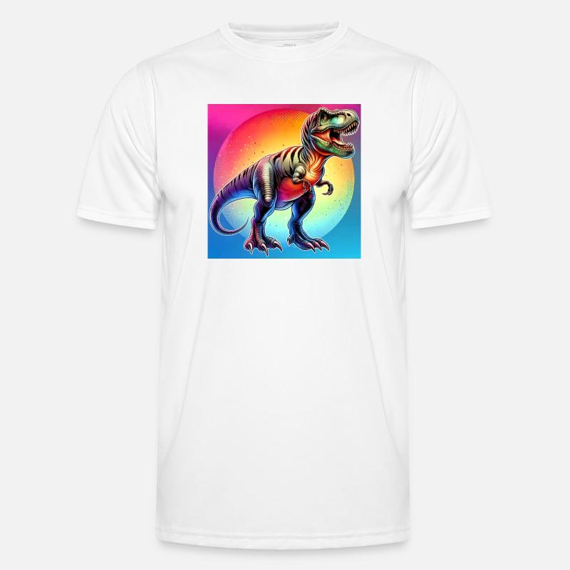dinosaur - Men's Functional T-Shirt - white
