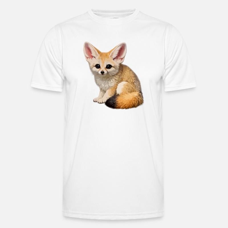 Fennec-Wüstenfuchs Männer Funktions-T-Shirt