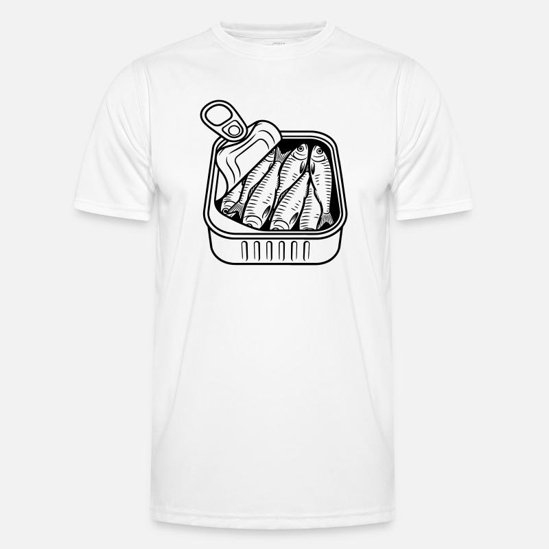 sardines - Men's Functional T-Shirt - white