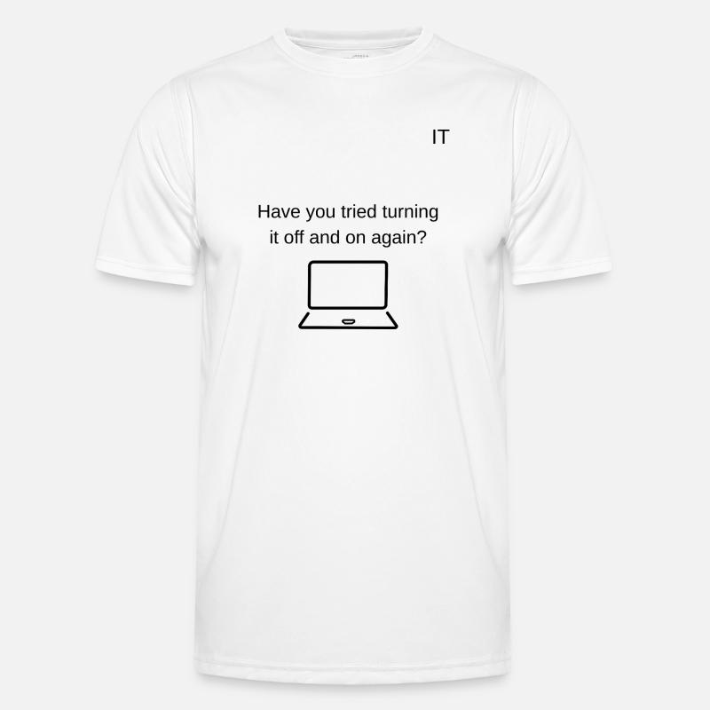 Tech support  - Men's Functional T-Shirt - white