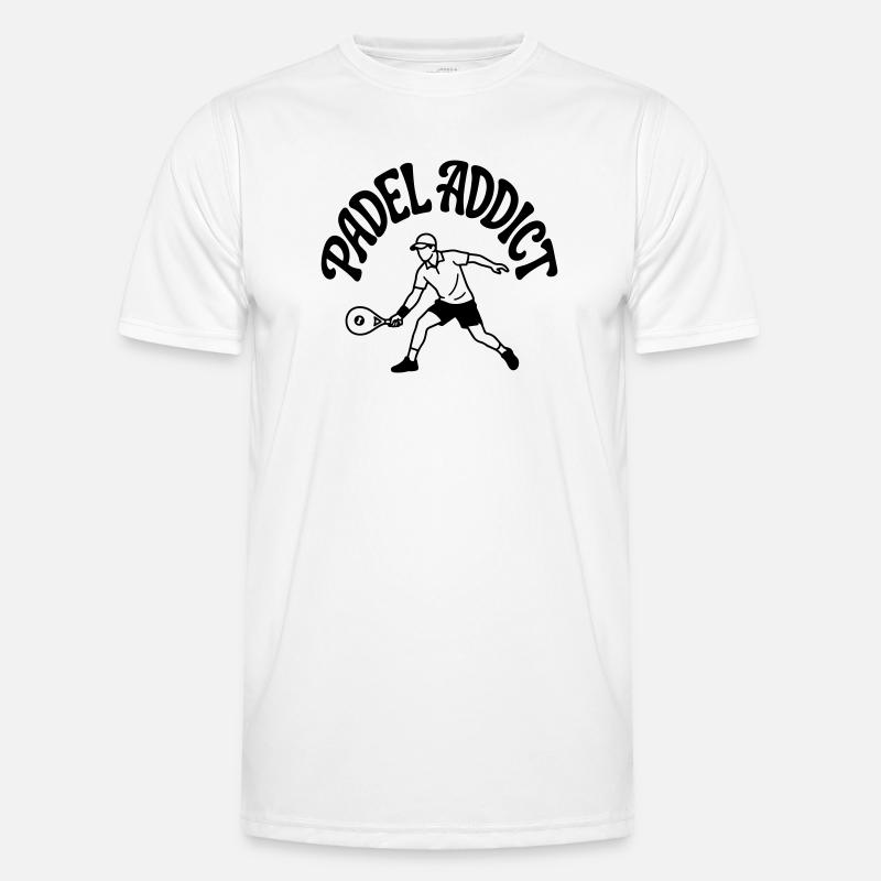 padel player - Men's Functional T-Shirt - white