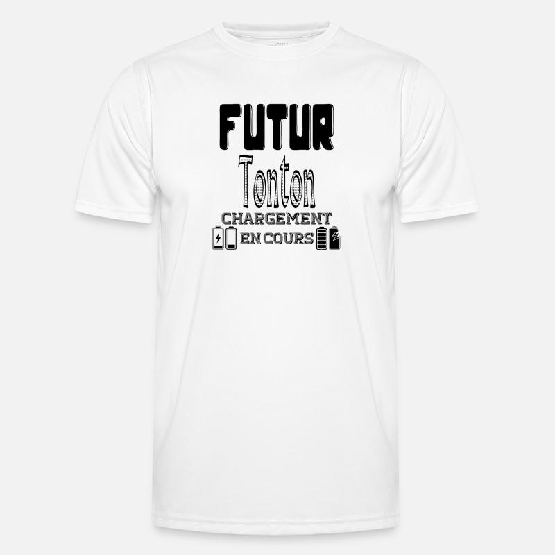 Future Uncle Loading In Progress - Men's Functional T-Shirt - white