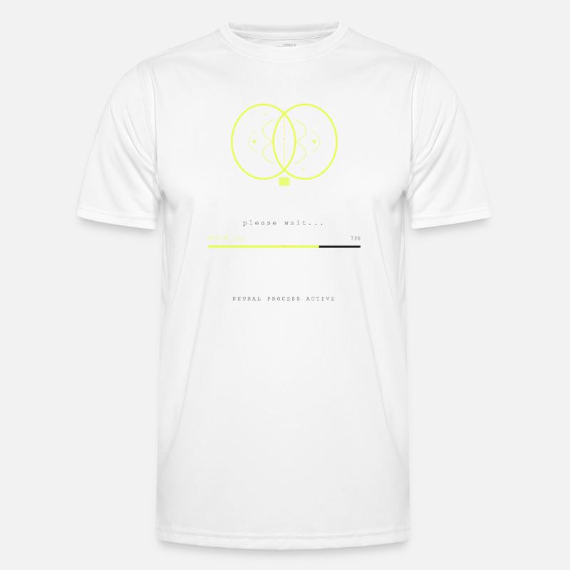 BRAIN.EXE IS LOADING - Men's Functional T-Shirt - white
