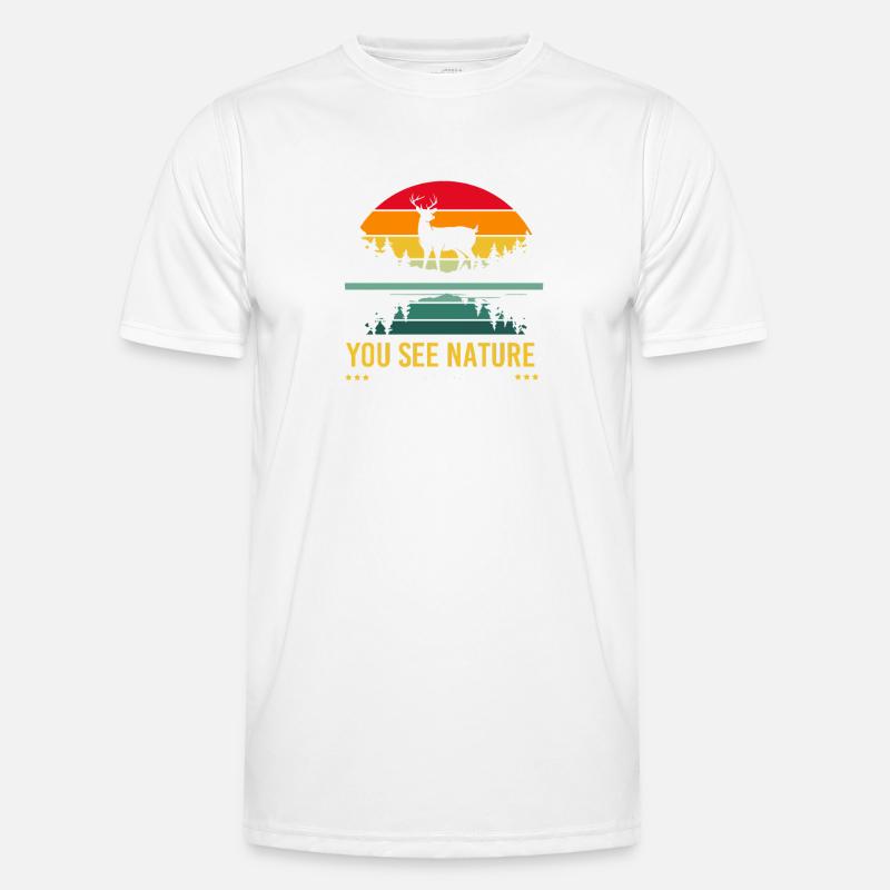 Bogen Bogenschütze Bogenschießen - Männer Funktions-T-Shirt - Weiß