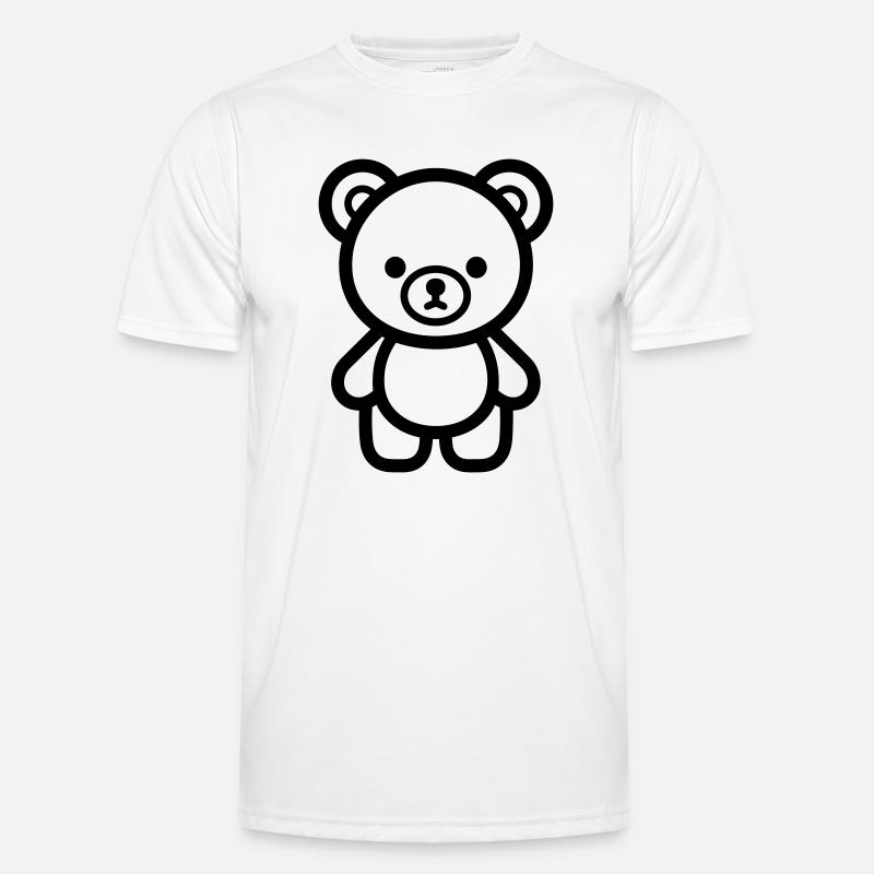 bear cub - Men's Functional T-Shirt - white