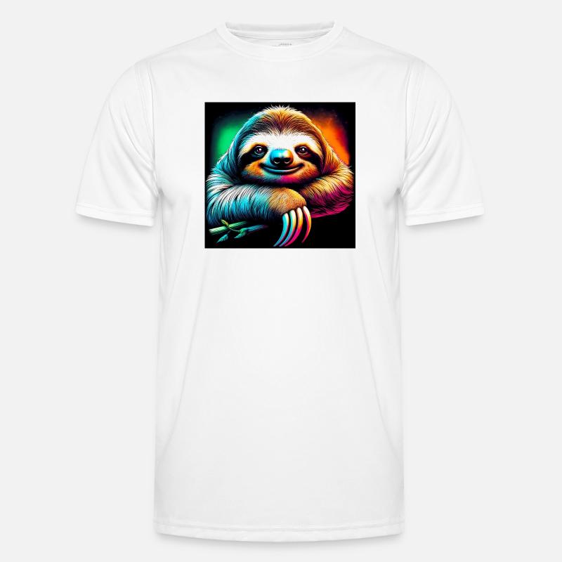 sloth - Men's Functional T-Shirt - white