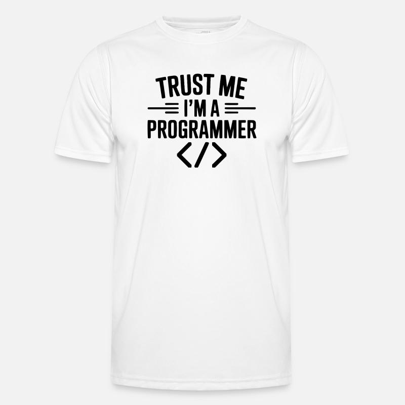 Trust Me I'm a Programmer - Men's Functional T-Shirt - white