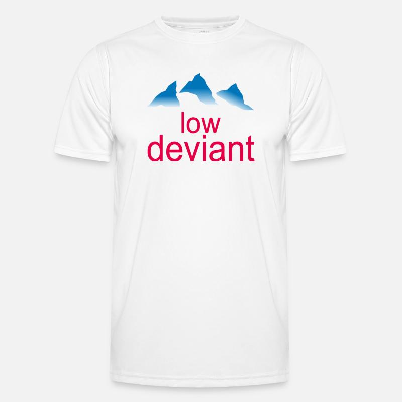 Low Deviant - Männer Funktions-T-Shirt - Weiß