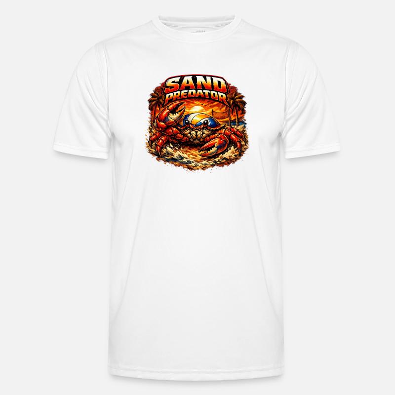 Sand Predator - Men's Functional T-Shirt - white