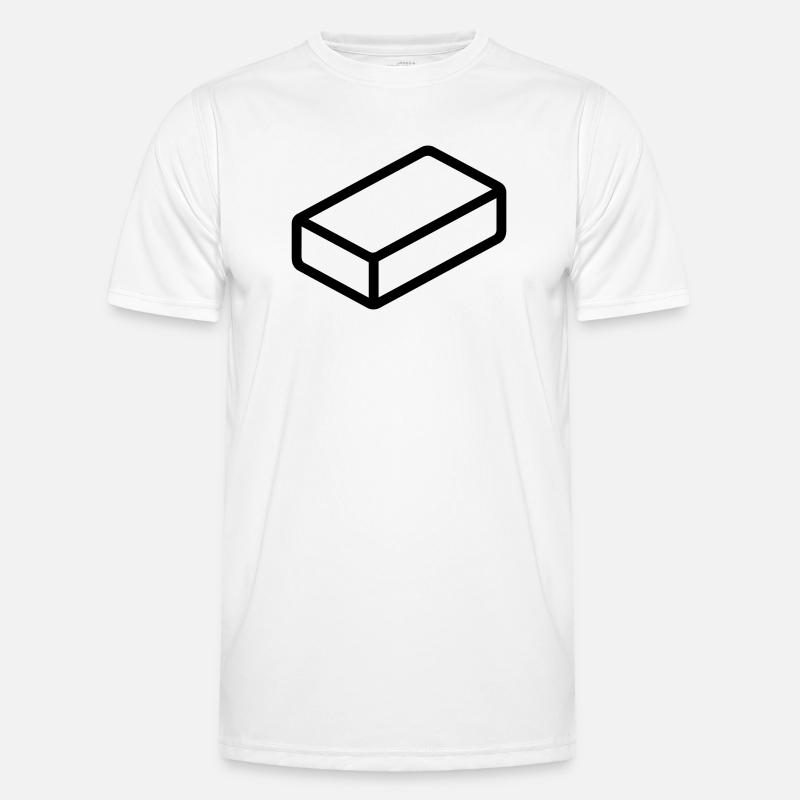 brick - Men's Functional T-Shirt - white