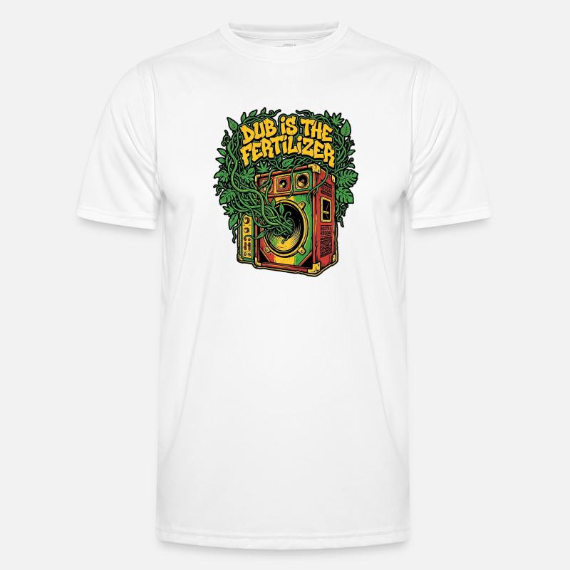 Dub Reggae Soil - Men's Functional T-Shirt - white