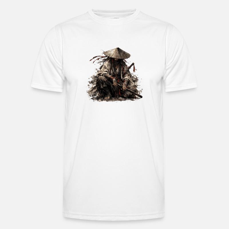 Shadow Ronin Samurai - Men's Functional T-Shirt - white