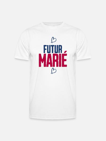 Future Mary Modern Heart - Men's Functional T-Shirt - white