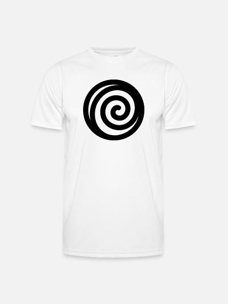 Japanese Spiral - Men's Functional T-Shirt - white