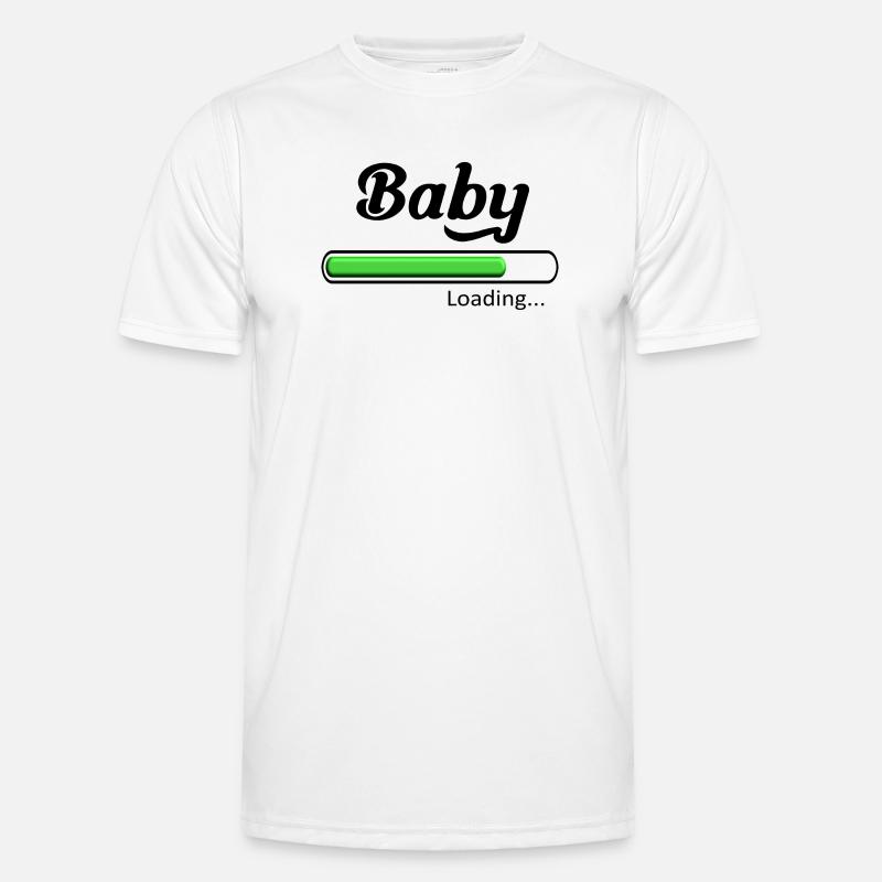 Baby loading. - Men's Functional T-Shirt - white