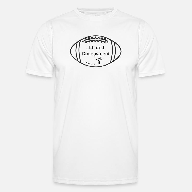 4e Down et Currywurst Football Berlin T-shirt sport Homme