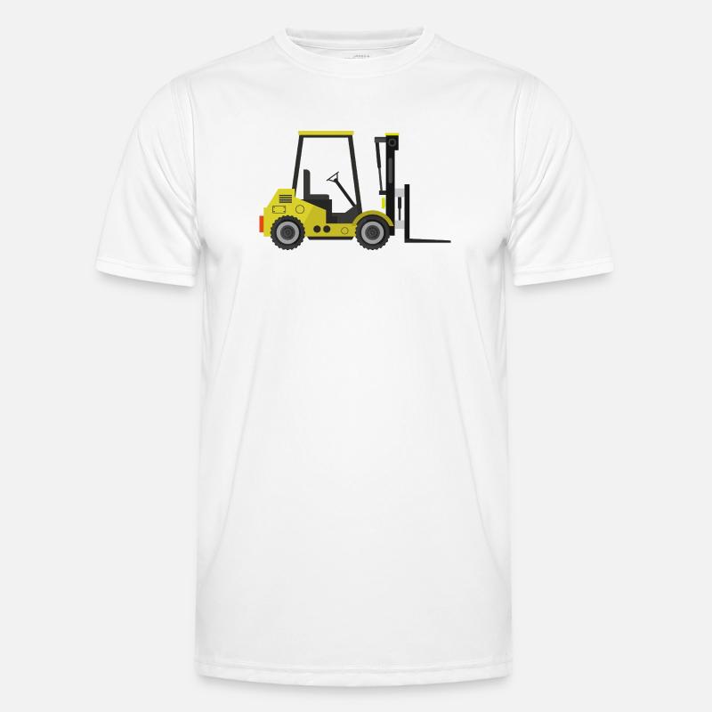 Gabelstapler Männer Funktions-T-Shirt