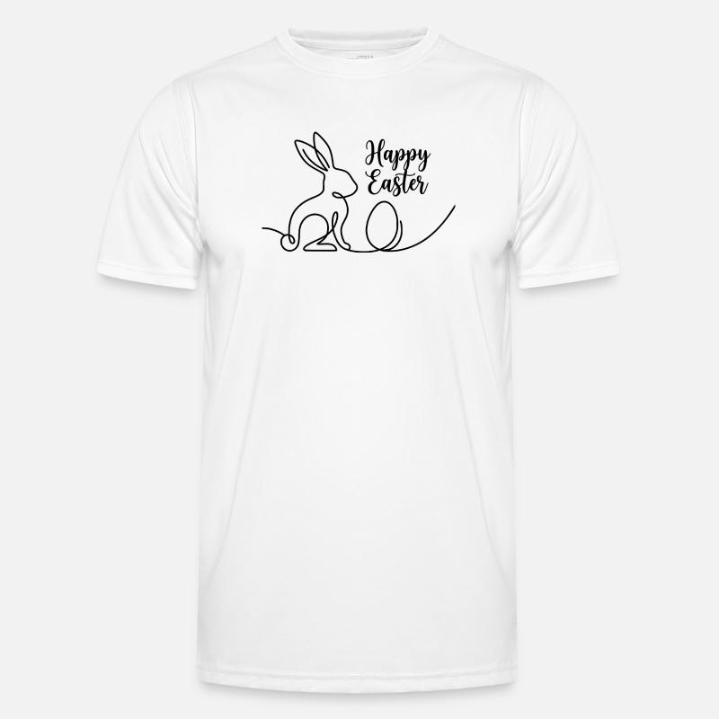 Happy Easter, Cute Bunny Easter Shirt Männer Funktions-T-Shirt