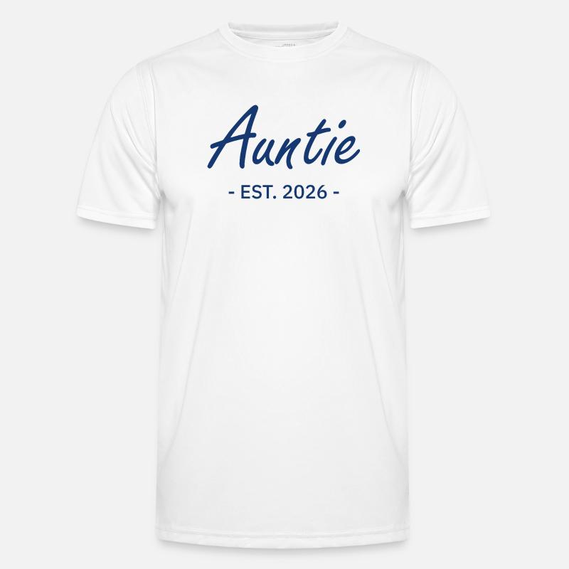 Auntie Script Est 2026 T-shirt sport Homme