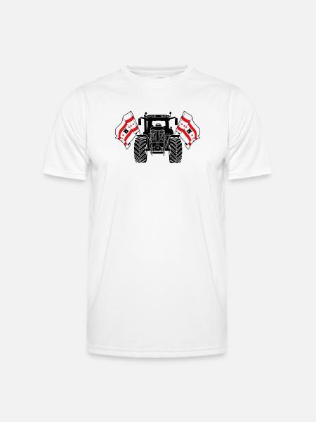 Drenthe_Tractor_Pride - Men's Functional T-Shirt - white