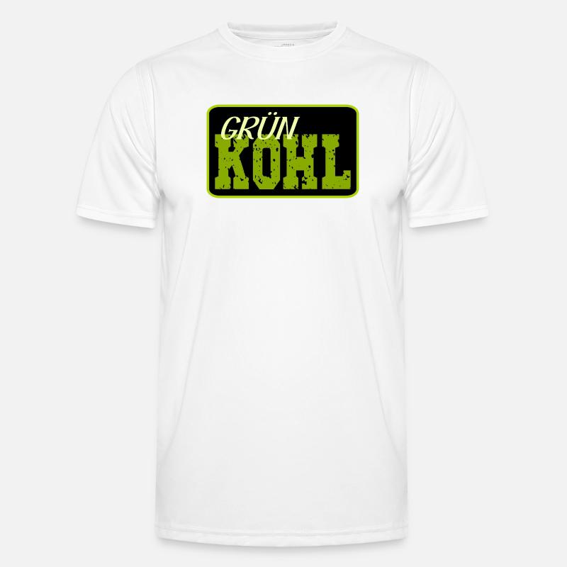 Kale Cabbage - Men's Functional T-Shirt - white