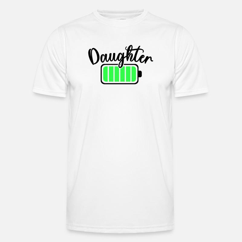 Neon Bar Equalizer Pattern - Men's Functional T-Shirt - white