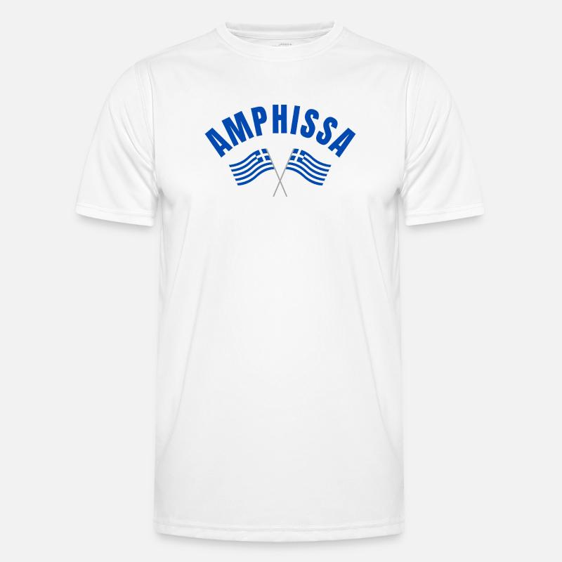 Amphissa Drapeaux grecs T-shirt sport Homme