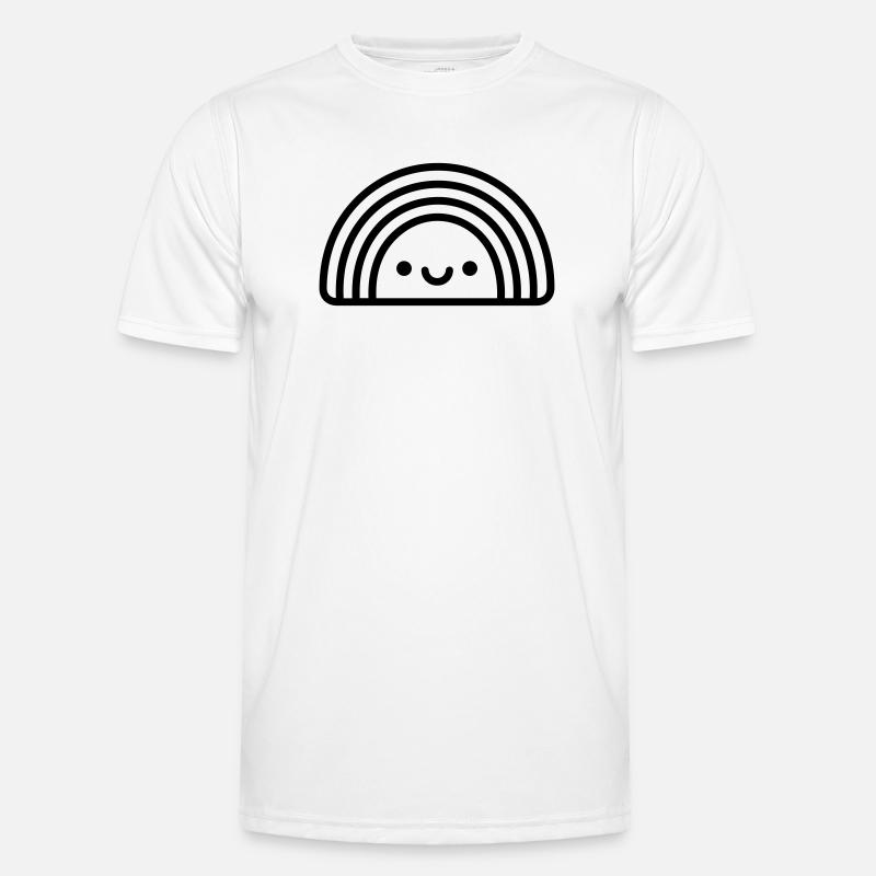 Regenbogen Männer Funktions-T-Shirt